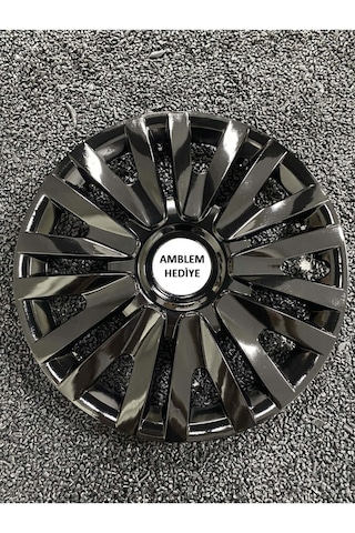 Renault Megane 15" Inç Kırılmaz Jant Kapağı Siyah 4 Adet 5911syhrenault