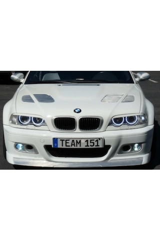 BMW E46 318 320 325 330 CCFL Angel Eyes Beyaz Encıl Seti Far Halkası (00) (ŞüsCarOto Aksesuar)