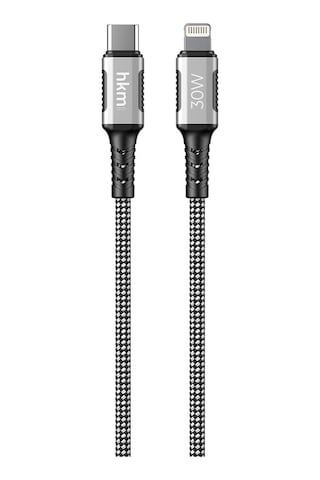 Dynamic 30W Hızlı Şarj Mıknatıslı Type-C To Lightning Şarj Ve Data Aktarım Kablosu 1 Metre Siyah