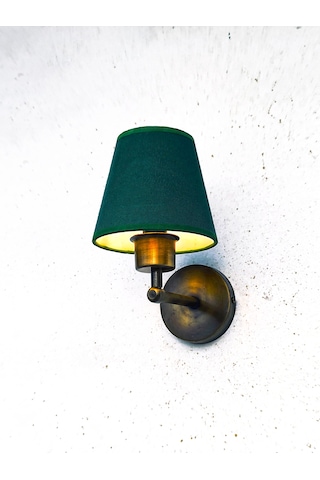 Shimmer Duvar Apliği Eskitme Gold Yeşil Başlıklı Yeşil