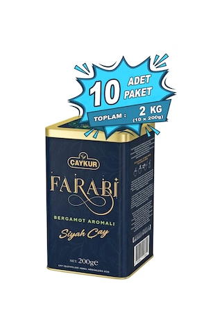 Farabi Çayı Bergamotlu 200 Gr. Onlu Paket