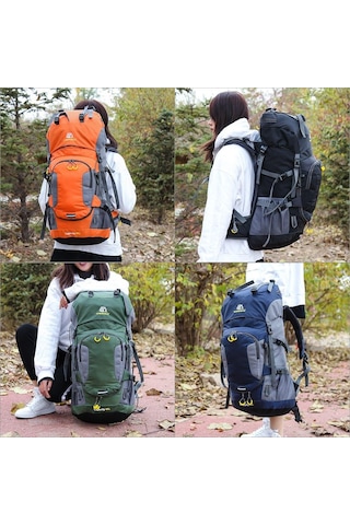 Weikani Çok Amaçlı Suya Dayanıklı 60l Outdoor Sırt Çantası Lacivert