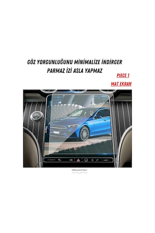 Mercedes Glc 180 2025 Hayalet Gösterge Ve Multimedya Uyumlu Set Mat Ekran Koruyucu
