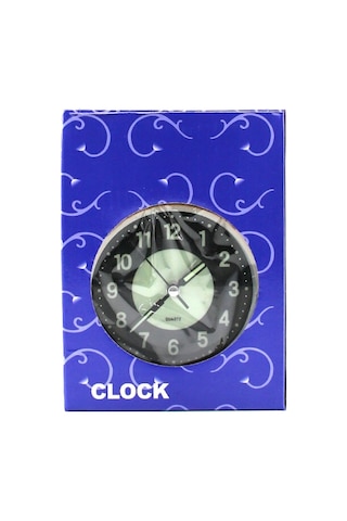 Alarm Clock No-847 Yuvarlak Masa Çalar Saat Metal Kasa Renkli Pilli - Işıklı - Fosforlu Çap: 11cm Bgc-37 Herhangi Bir Renk Gönderilir Bx40