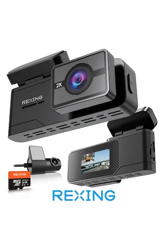 Rexing C2 2k+1080p Wifi Araç Kamerası + 32gb Sd Kart