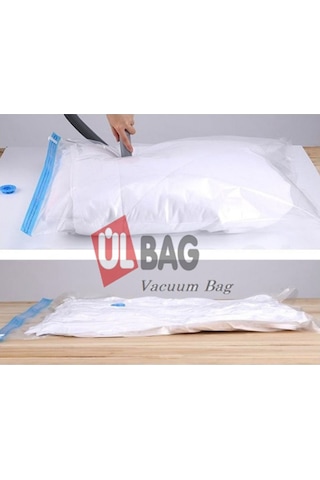 Vakumlu Hurç 5' Li Set Elbise Yorgan Battaniye Hurcu Poşet Hurç Vakumlu Saklama Torbası Şeffaf