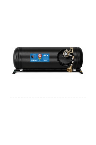 40 Litre Yatay Euro Karavan Lpg Tankı Siyah
