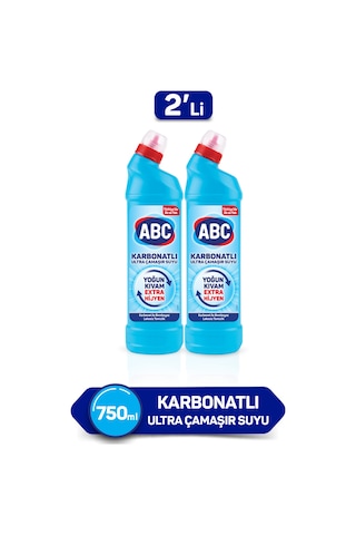 ABC Karbonatlı Ultra Çamaşır Suyu 2 x 750 ML