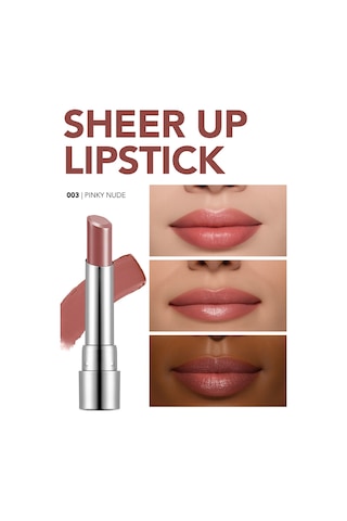 Flormar Sheer Up Yoğun Parlak Stick Ruj 003 Pinky Nude