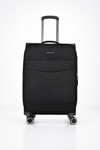Pierre Cardin Ultra Light Hafif Lüx Kumaş Orta Boy Valiz Siyah 04pc6005