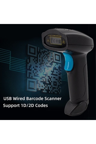 Lemestar "usb Ve Rs-232 Bağlantılı El Tipi 1d/2d Barkod Okuyucu - Windows/android Uyumlu"