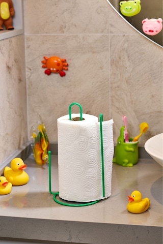Edora Home Yeşil Kağıt Rulo Havluluk Ayraçlı - Metal Paslanmaz Yeşil