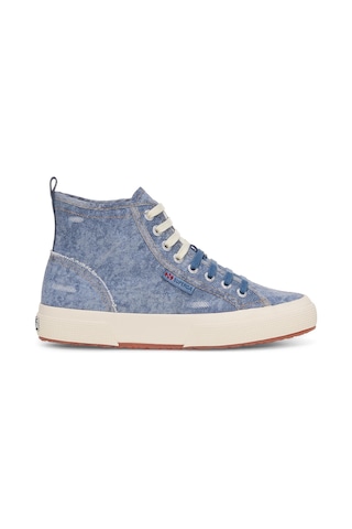 Superga 2573 Cotton Denim Destroyed Unisex Beyaz Bilekli Sneaker Beyaz-144