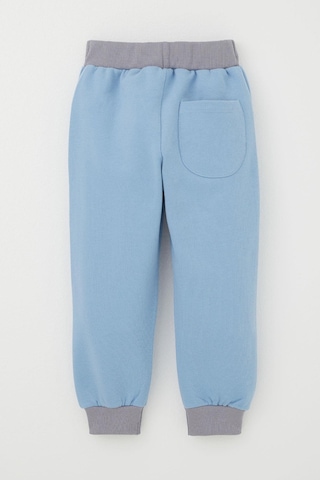 Breeze Erkek Çocuk Eşofman Altı Kedicik Düğme Aksesuarlı Cep Kısmı Kontrast Dikiş Detaylı 1-4 Yaş, Mavi Mavi
