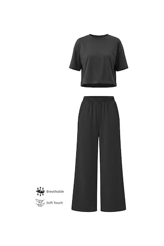 Cottonhıll Premium - Sway Collection Siyah Modal Kadın Eşofman Takımı