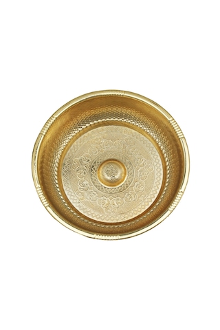 FKN İkili Hamam Taslı Sarı Osmanlı Musluk (2 Musluk + 1 Hamam Tası) Sarı
