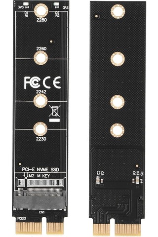Ancheyn M.2 Nvme Ssd Ngff To Pcie 3.0 X1 Adaptör M Key Kart Çevirici Dönüştürücü Adaptör 4391