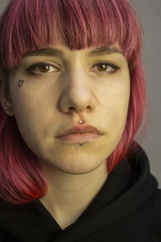 Dzirka Taşınabilir Labret Küpe Kulaştırma Burun Frenulum Piercingi Titanyum 103394066 Gri