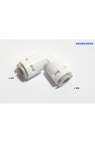 Quick-Dirsek T 6mm Giriş/Çıkış