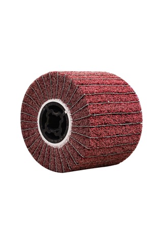 Dokumasız Tel Çekme Parlatma Parlatma Çarkı Paslanmaz