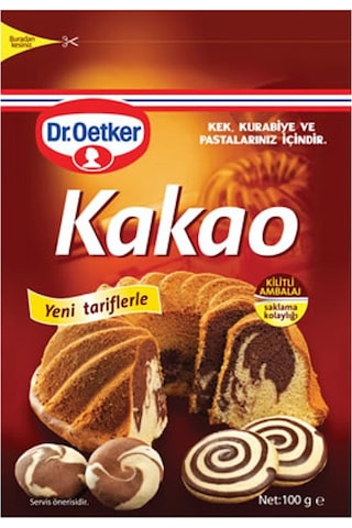 Dr. Oetker Kakao 100 Gr X 6 Adet