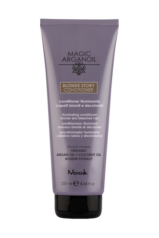 Nook Blonde Story Sarı Gri Saçlar İçin Koruyucu Parlaklık Argan Kuşburnu Özlü Sülfatsız Saç Kremi 250ml