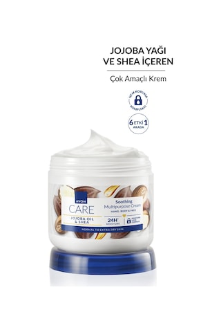 Avon Care Jojoba Yağı Ve Shea İçeren Çok Amaçlı Krem 400ml Üçlü Paket
