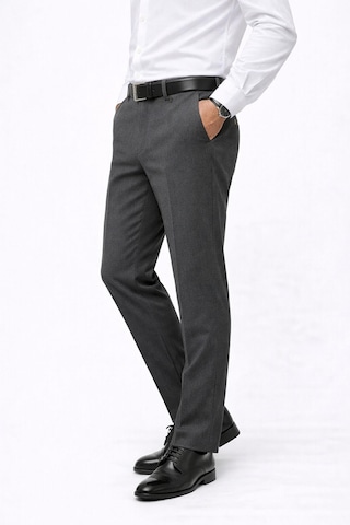 Classics Men Caserta Regular Fit Likralı Erkek Kumaş Pantolon - 7558 Füme