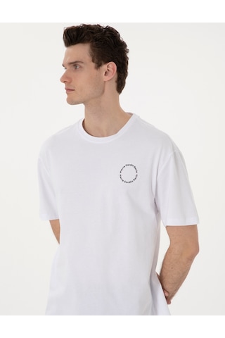 Pierre Cardin Erkek Beyaz Tişört 50310076-vr013 Beyaz
