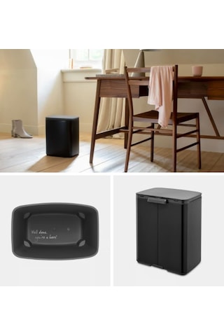 Brabantia Bo Mat Siyah Çöp Kutusu 12lt Siyah