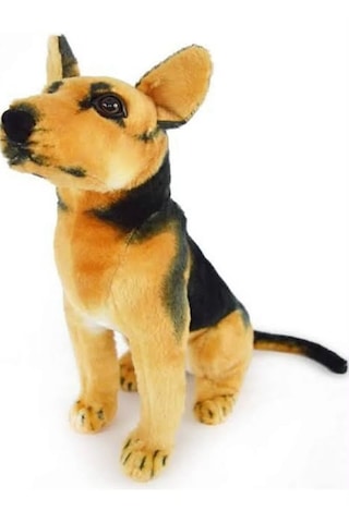 Yavru Peluş Köpek Alman Kurdu Oyuncak Açık Kahverengi Yavru Peluş Köpek Alman Kurdu Oyuncak Açık Kahverengi
