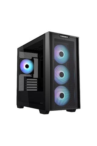 Asus A21 Plus ARGB Temperli Cam mATX Mid Tower Gaming Kasa Siyah
