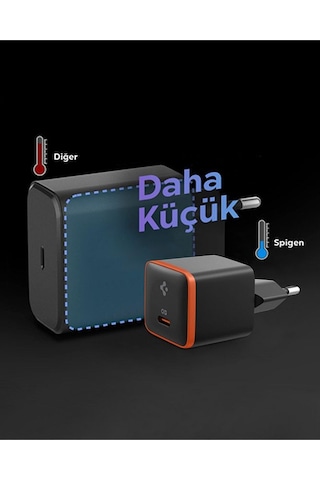 30w Usb-c Mini Hızlı Şarj Aleti Samsung Uyumlu Pps Gan Destekli Akım Korumalı Güç Adaptörü Type-c Black