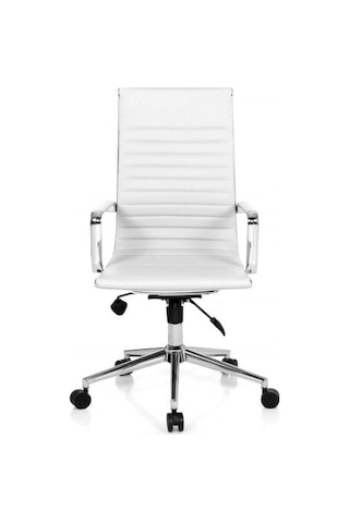 Aykanoffice Aykan Ofis Beyaz Riva Yönetici Koltuğu