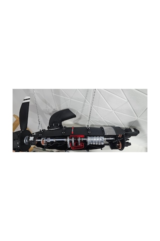 Turboprop Uçak Motoru Kesiti - El Yapımı, 1 Metre Boyunda