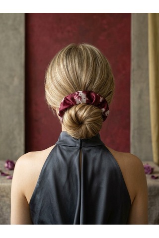10'lu Kına Hatırası Hediyeliği İpek Saten Scrunchie Saç Tokası Seti