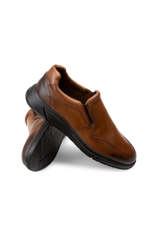 Deery Hakiki Deri Taba Rengi Loafer Erkek Ayakkabı - 01874mtbac01 Taba