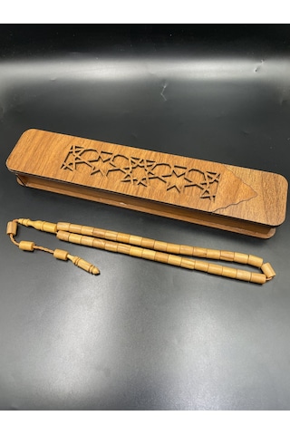 El Yapımı Şimşir Tespih 11x7 Mm No:3 El Yapımı Şimşir Tespih 11x7 Mm No:3