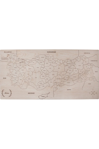 Doğal Türkiye Haritası Puzzle