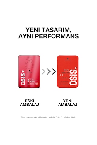 Mess Up Mat Şekillendirici Gum Macun 100ml Orta Tutuş Mat Görünüm Kolay Şekil Esnek Wax