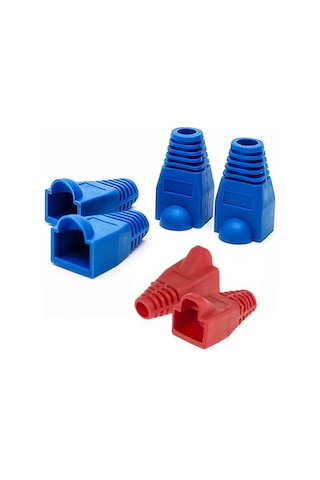 Rj45 Kılıf Cat5 Renkli Koruyucu Network Boot 100 Adet Papuç