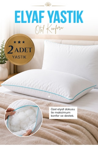 Viscofoam 2 Adet Blue Comfort 1000 Gr Elyaf Yastık 50x70 cm
