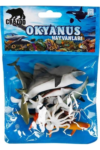 Okyanus Hayvanları Poşetli Hayvan Oyun Seti