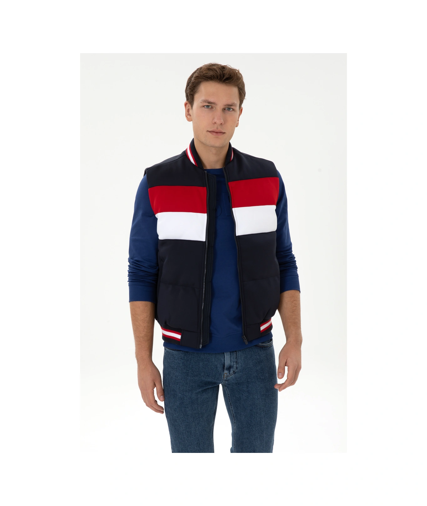 U.s. Polo Assn. Erkek Lacivert Yelek Dokuma 50310316-vr033 Lacivert