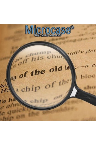 Microcase 130 Mm Çap 2.5 X Büyütme El Tipi Büyüteç - Al2491