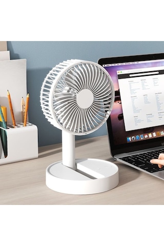 Wexta 108 Taşınabilir Masaüstü Beyaz Usb Fan