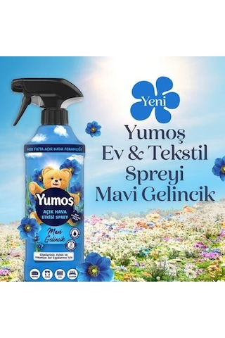 430 Ml Yıkanması Zor Eşyalar İçin Mavi Gelincik Sprey 100'lü Set