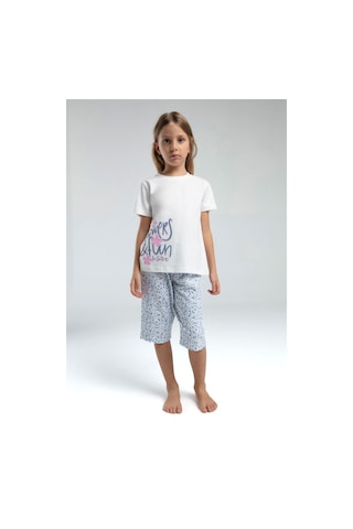 Xo Kids Kız Çocuk Pijama Takım 9-14 Yaş 3612 Beyaz