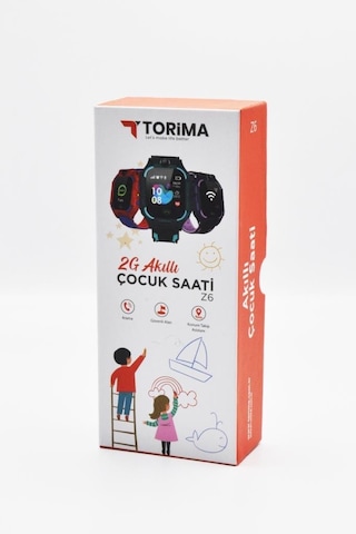 Torima Z6 Konum Takipli Sim Kart Destekli GPS Özellikli Akıllı Çocuk Saati (İthalatçı Garantili)