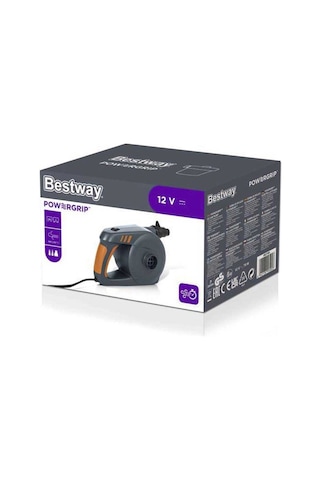 Bestway 62164 Power Grip Dc 12v Araç Çakmaklıklı Pompa Som00004373